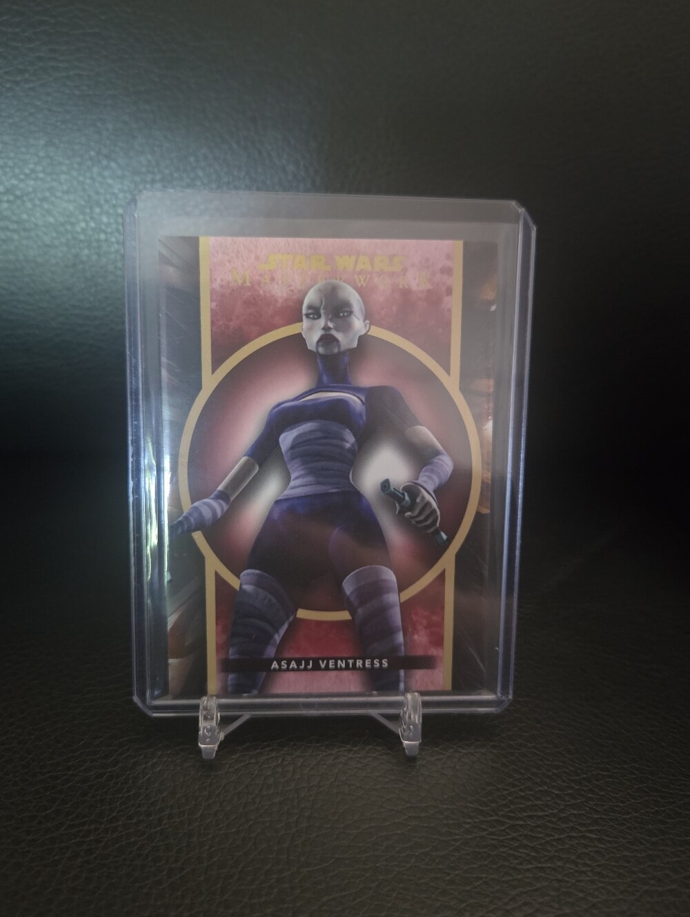 Topps Star Wars Asajj Ventress Parallel Card Limited First Print #1 of only 25